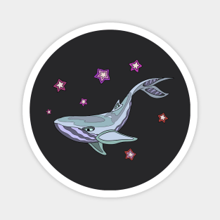 whale among the stars Magnet